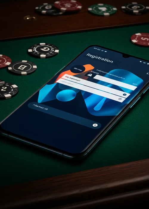 Screenshot of the Lucky Mister Casino registration form with user details entered